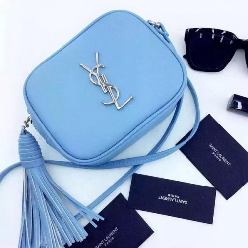 Yves Saint Laurent Monogram Blogger Tas Y16SS SkyBlue