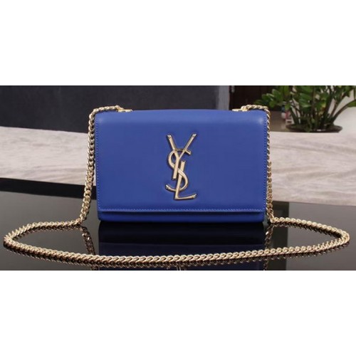 Yves Saint Laurent Monogramme Cross-body schoudertas 1311228 blauw