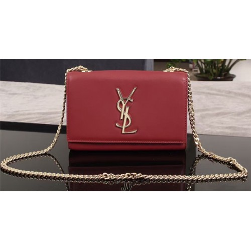 Yves Saint Laurent Monogramme Cross-body schoudertas 1311228 Bourgondië