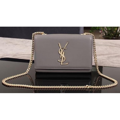 Yves Saint Laurent Monogramme Cross-body schoudertas 1311228 grijs