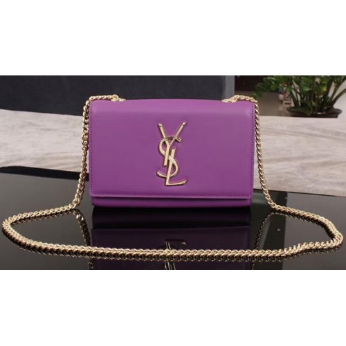 Yves Saint Laurent Monogramme Cross-body schoudertas 1311228 paars