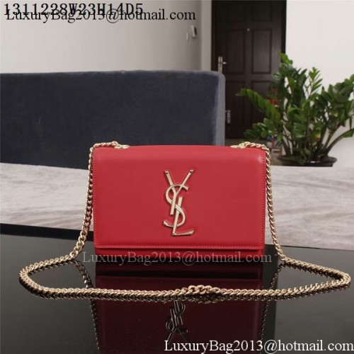 Yves Saint Laurent Monogramme Cross-body schoudertas 1311228 rood