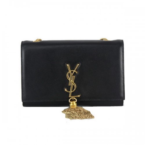 Yves Saint Laurent Monogramme Crossbody Schoudertas 66016 Zwart