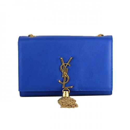 Yves Saint Laurent Monogramme Cross-body schoudertas 66016 blauw