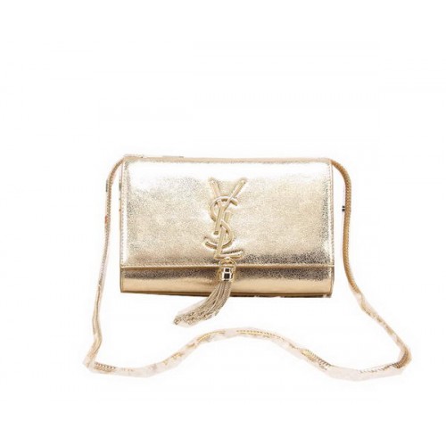 Yves Saint Laurent Monogramme Cross-body Schoudertas Goud
