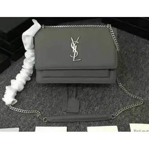 Yves Saint Laurent Monogramme Cross-body schoudertas Y3370 grijs