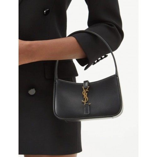 Yves Saint Laurent Original Leren Mini Schoudertas LE5A7 Zwart