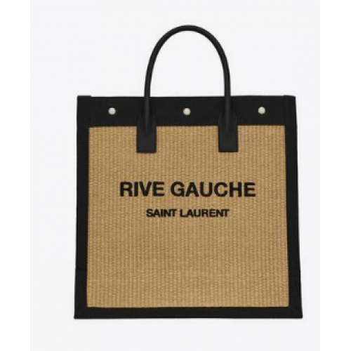 Yves Saint Laurent RIVE GAUCHE N/S WINKELTAS VAN KATOEN 9E1070 Beige