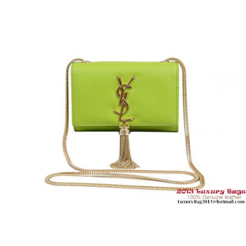 Yves Saint Laurent Small Monogramme Cross-body Schoudertas 1834B Groen