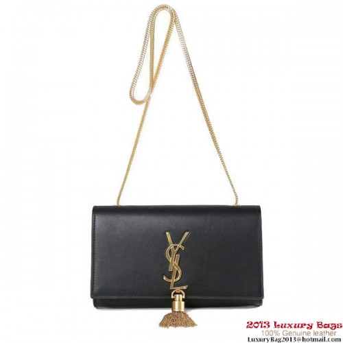 Yves Saint Laurent Small Monogramme Cross-body Schoudertas 5475 Zwart