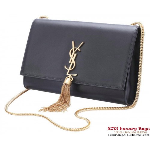 Yves Saint Laurent Small Monogramme Cross-body Schoudertas Y042 Zwart