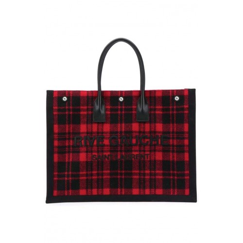 Yves Saint Laurent Tote Book LINNEN boodschappentas Y509415 rood
