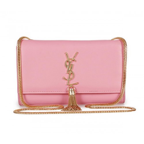Yves Saint Laurent mini Monogram Cross-body schoudertas 326076 roze