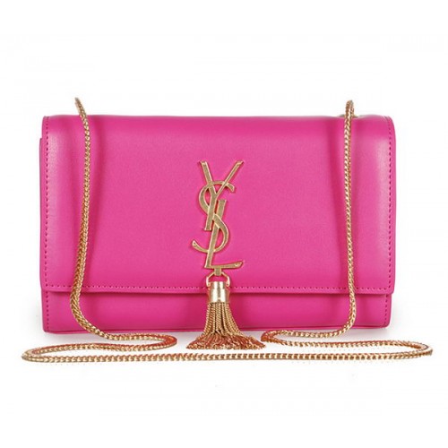 Yves Saint Laurent mini Monogram Cross-body schoudertas 326076 roze