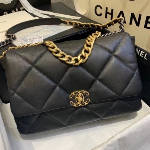 chanel 19 grote kleptas AS1162 zwart